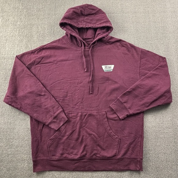Brixton Other - Brixton Hoodie Adult Extra Large Red Long Sleeve Sweater Sweatshirt Casual Men's